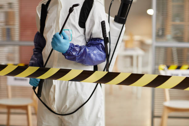 Professional Trauma Scene Cleanup technician working in Oakland, IA